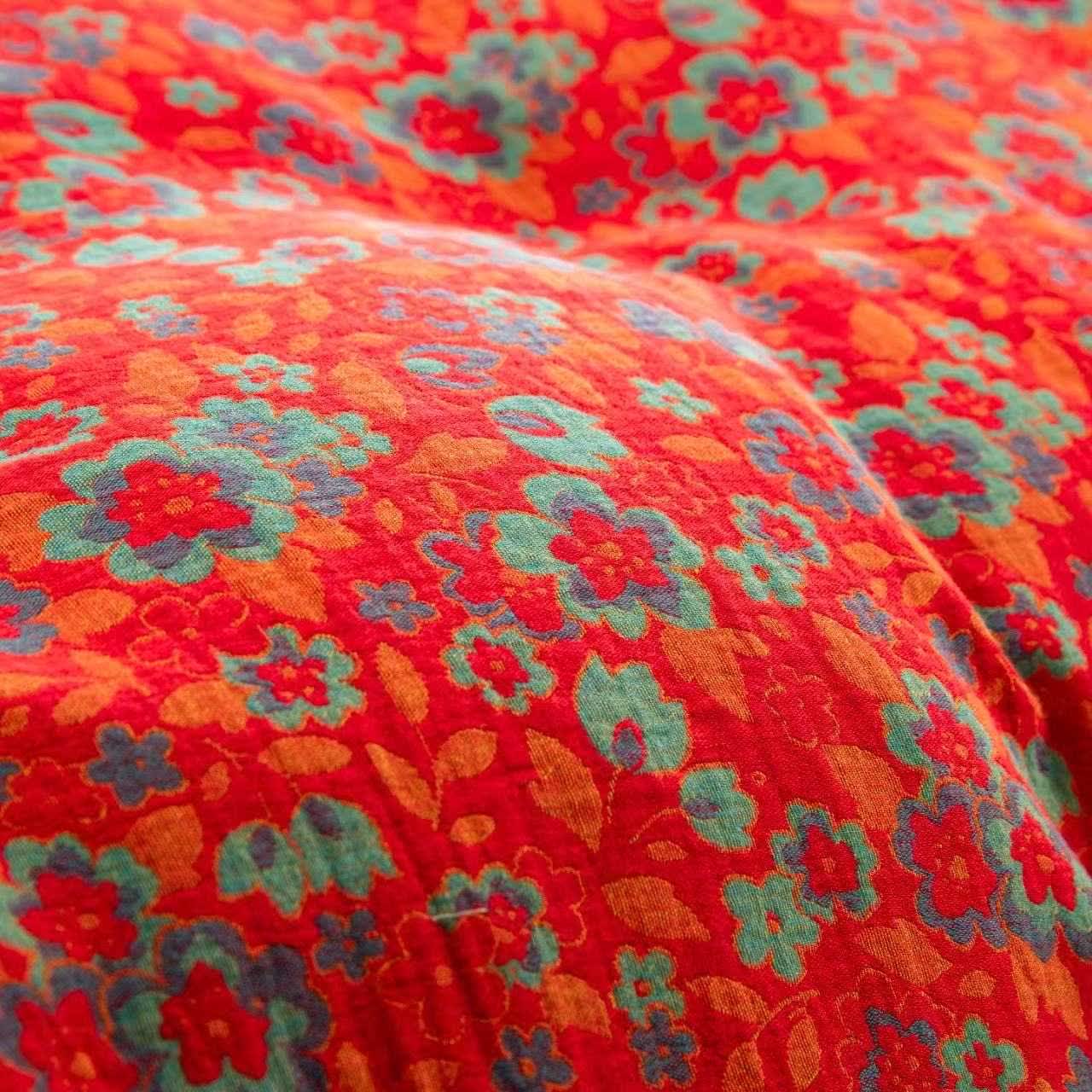 Linge de lit Ownkoti à motif floral en gaze de pur coton (ensemble de 4 pièces) - image 8