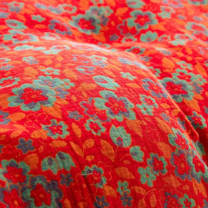 Linge de lit Ownkoti à motif floral en gaze de pur coton (ensemble de 4 pièces) - image 8