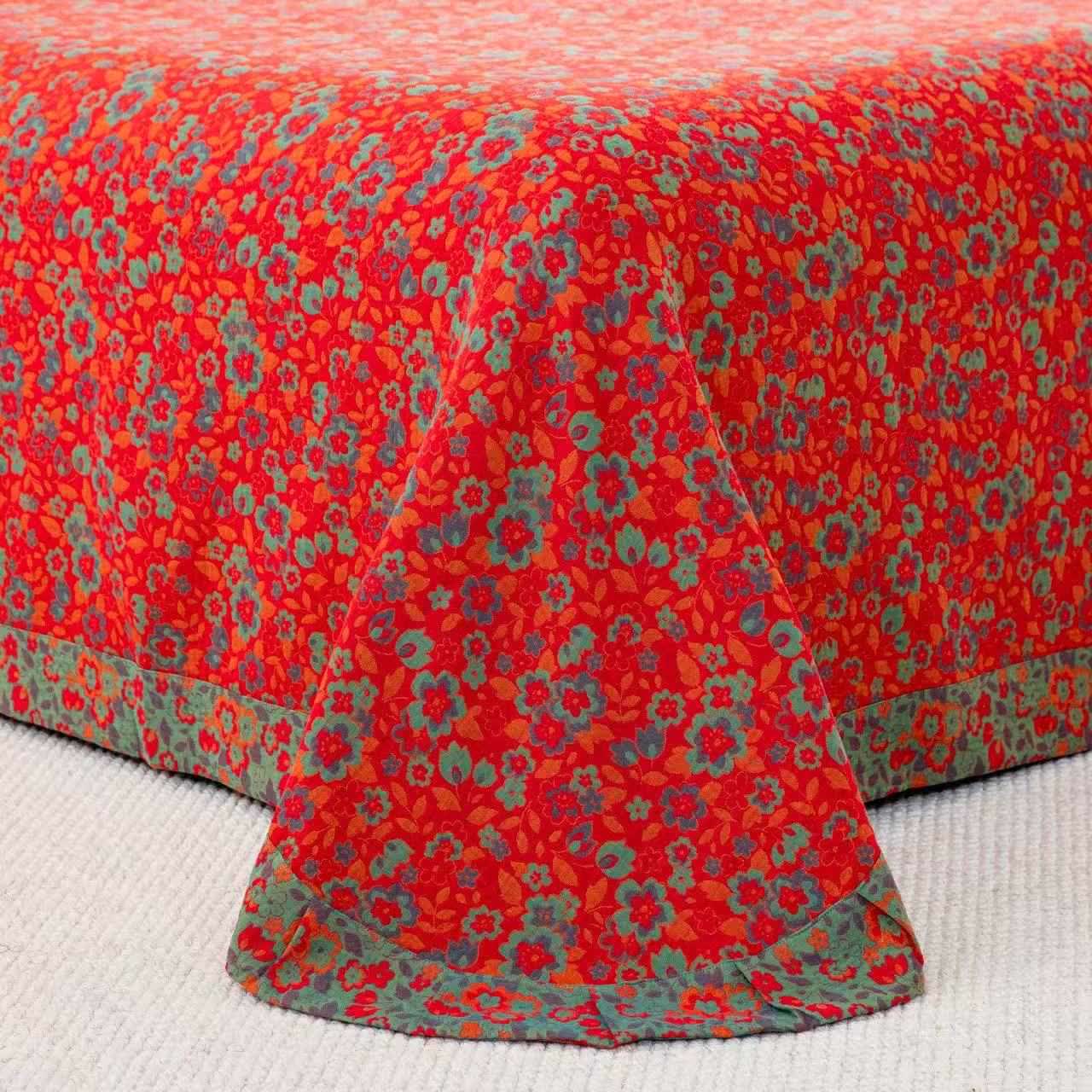 Linge de lit Ownkoti à motif floral en gaze de pur coton (ensemble de 4 pièces) - image 6