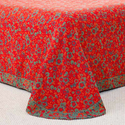 Linge de lit Ownkoti à motif floral en gaze de pur coton (ensemble de 4 pièces) - image 6