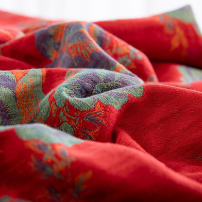 Ensemble de literie Ownkoti Pivoine en gaze de pur coton (4 pièces) - image 8