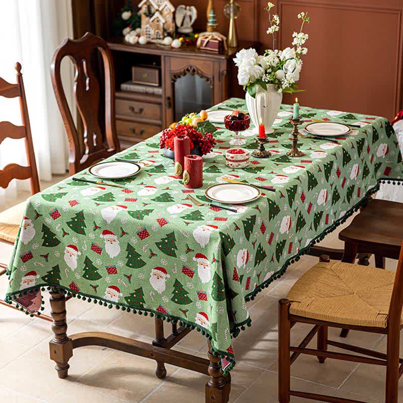 Nappe de Noël Ownkoti à motif Père Noël - image 2