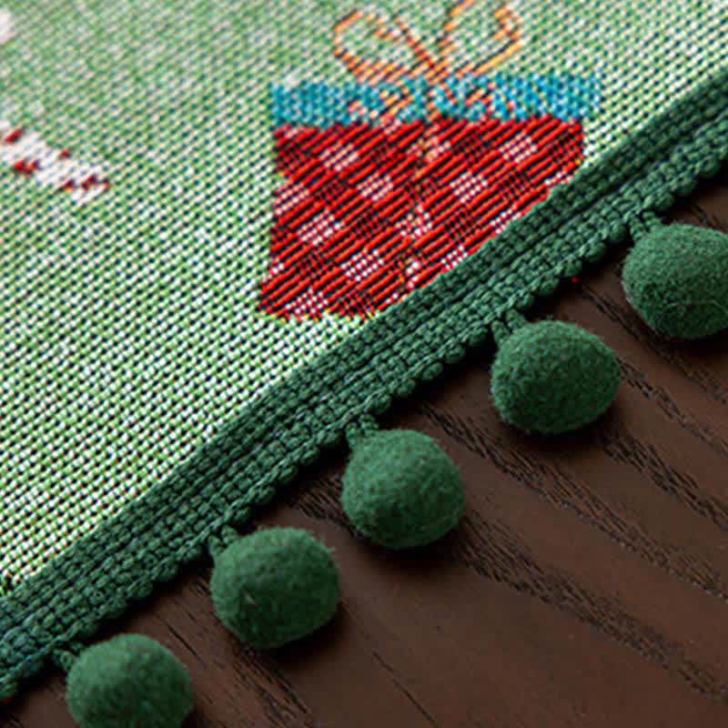 Nappe de Noël Ownkoti à motif Père Noël - image 3