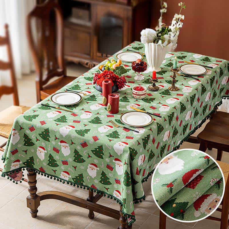 Nappe de Noël Ownkoti à motif Père Noël - image 1