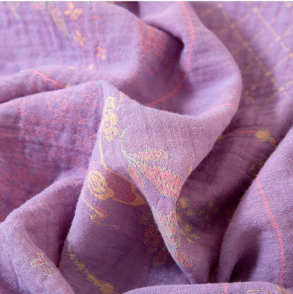 Vêtements d'intérieur Ownkoti style oriental rétro jacquard en gaze de coton - image 4