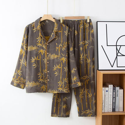 Ownkoti propose des vêtements d'intérieur confectionnés en gaze de coton et en bambou. - Homme : Gris - XXL - image 13