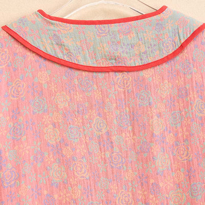 Nuisette en gaze de coton rose grande taille Ownkoti - image 6