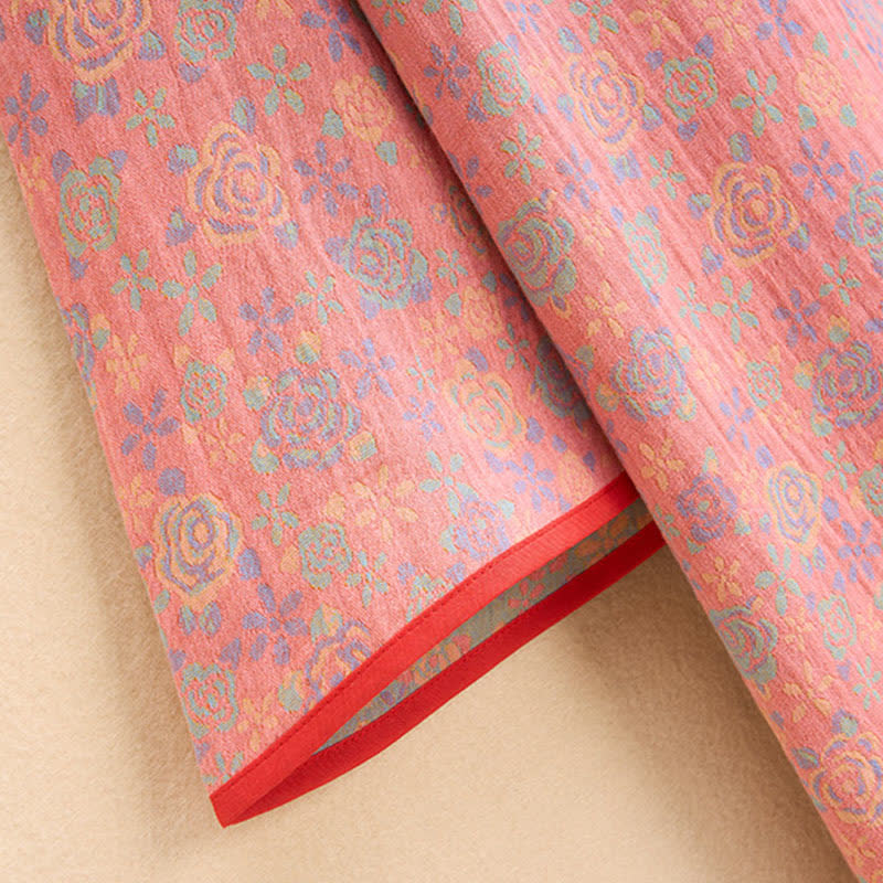 Nuisette en gaze de coton rose grande taille Ownkoti - image 5