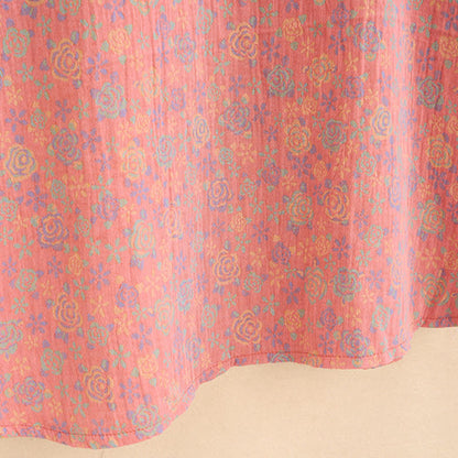 Nuisette en gaze de coton rose grande taille Ownkoti - image 7