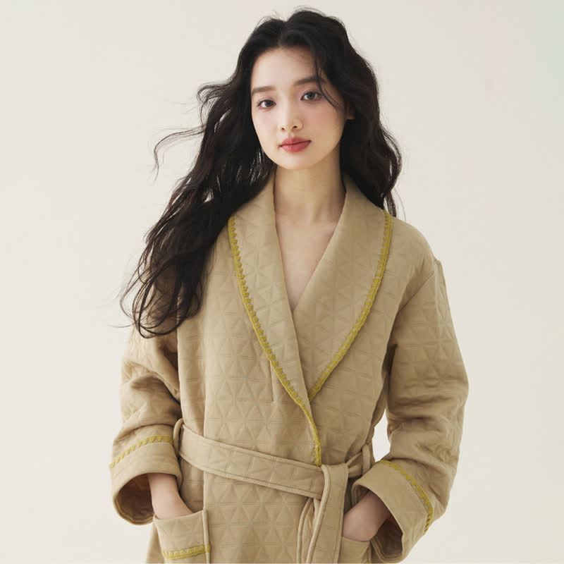 Peignoir matelassé simple et uni Ownkoti - image 9