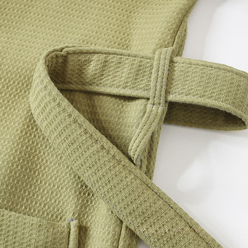 Peignoir unisexe en coton Ownkoti, couleur unie - image 7