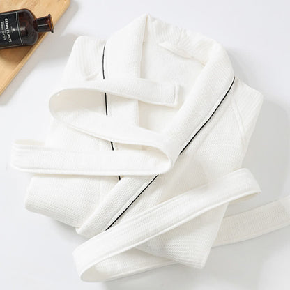 Peignoir unisexe en coton Ownkoti, couleur unie - image 14