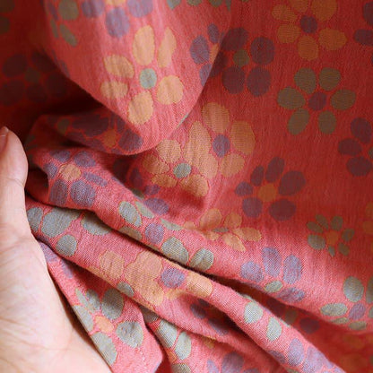 Chemise de nuit à manches longues en gaze de coton Ownkoti à motif floral - image 9