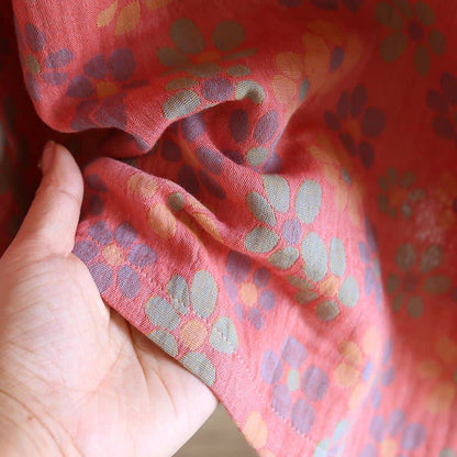 Chemise de nuit à manches longues en gaze de coton Ownkoti à motif floral - image 10