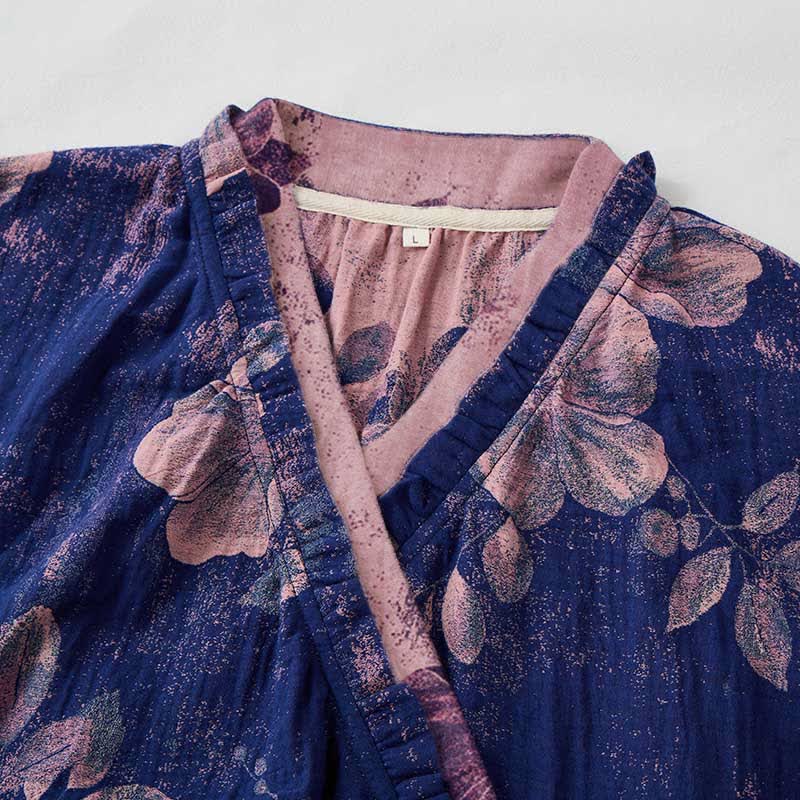 Nuisette en coton Ownkoti, douce et fleurie, inspirée du Hanfu - image 3