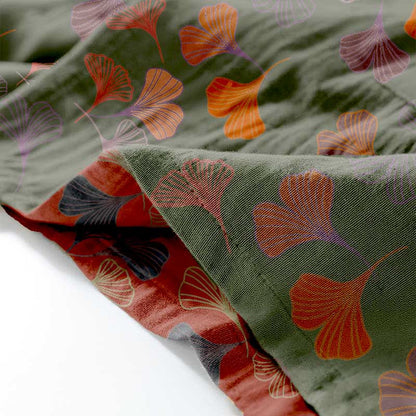 Ensemble kimono Ginkgo en gaze de coton - image 35