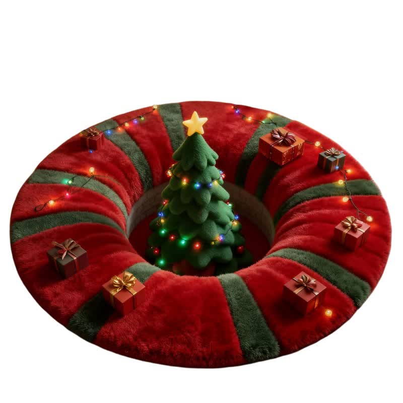 Tapis sapin de Noël Ownkoti avec effet 3D - image 1