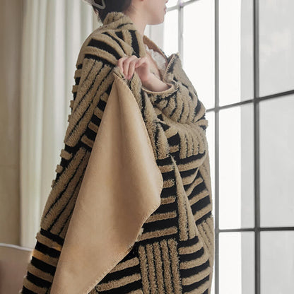 Couverture en polaire jacquard Ownkoti à motif géométrique - image 13