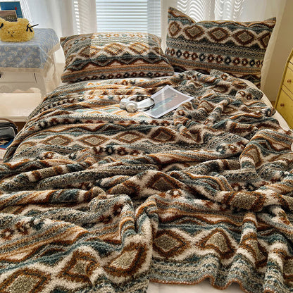 Couverture polaire moelleuse Ownkoti style bohème chic - image 3