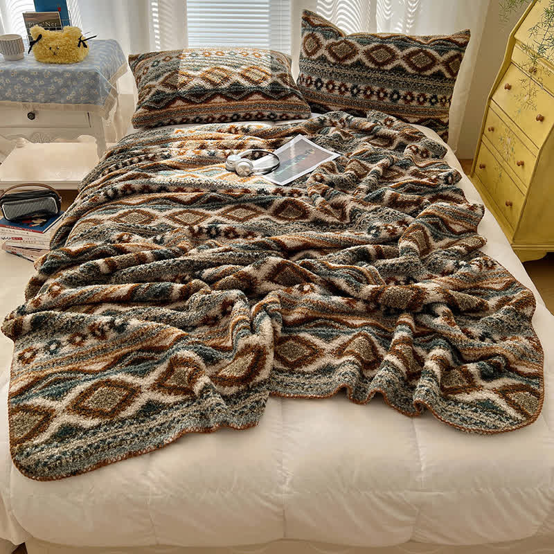 Couverture polaire moelleuse Ownkoti style bohème chic - image 7