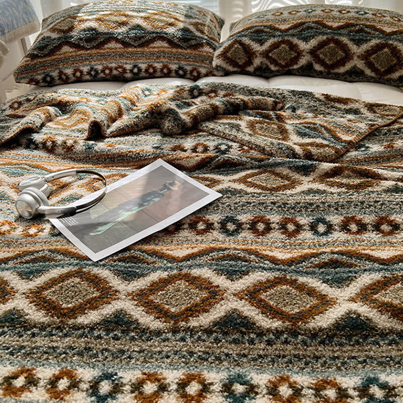 Couverture polaire moelleuse Ownkoti style bohème chic - image 8