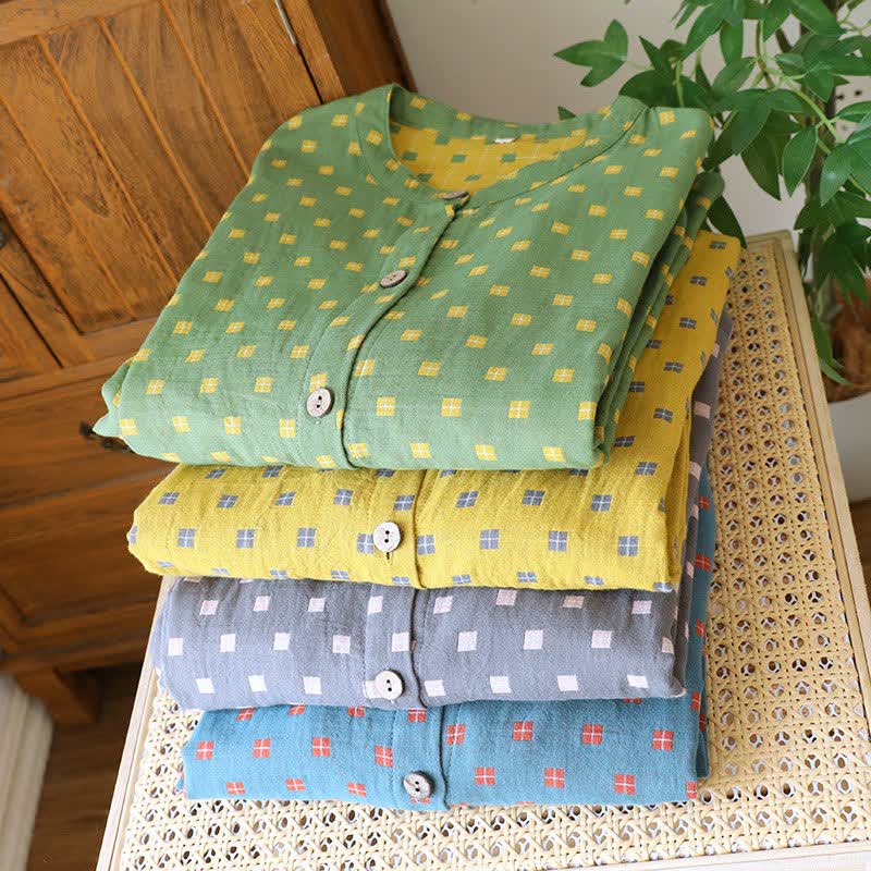 Vêtements d'intérieur Ownkoti en gaze de coton à manches longues - image 1