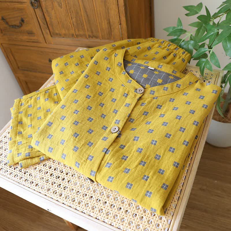 Vêtements d'intérieur Ownkoti en gaze de coton à manches longues - image 4