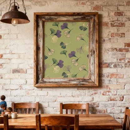 Peinture décorative à la feuille de ginkgo « Murmure d'or » d'Ownkoti - image 5