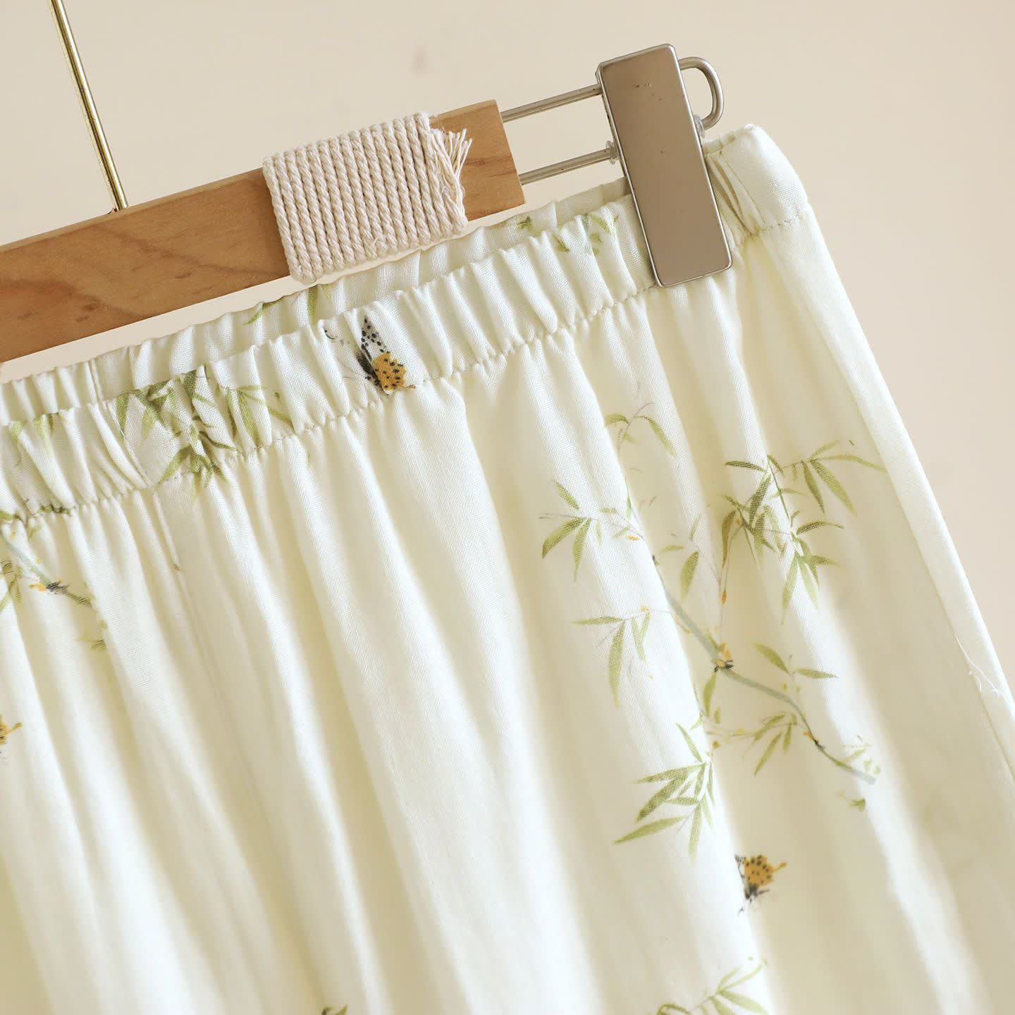 Vêtements d'intérieur d'inspiration orientale Ownkoti, confectionnés en coton de bambou et ornés d'un motif papillon. - image 10