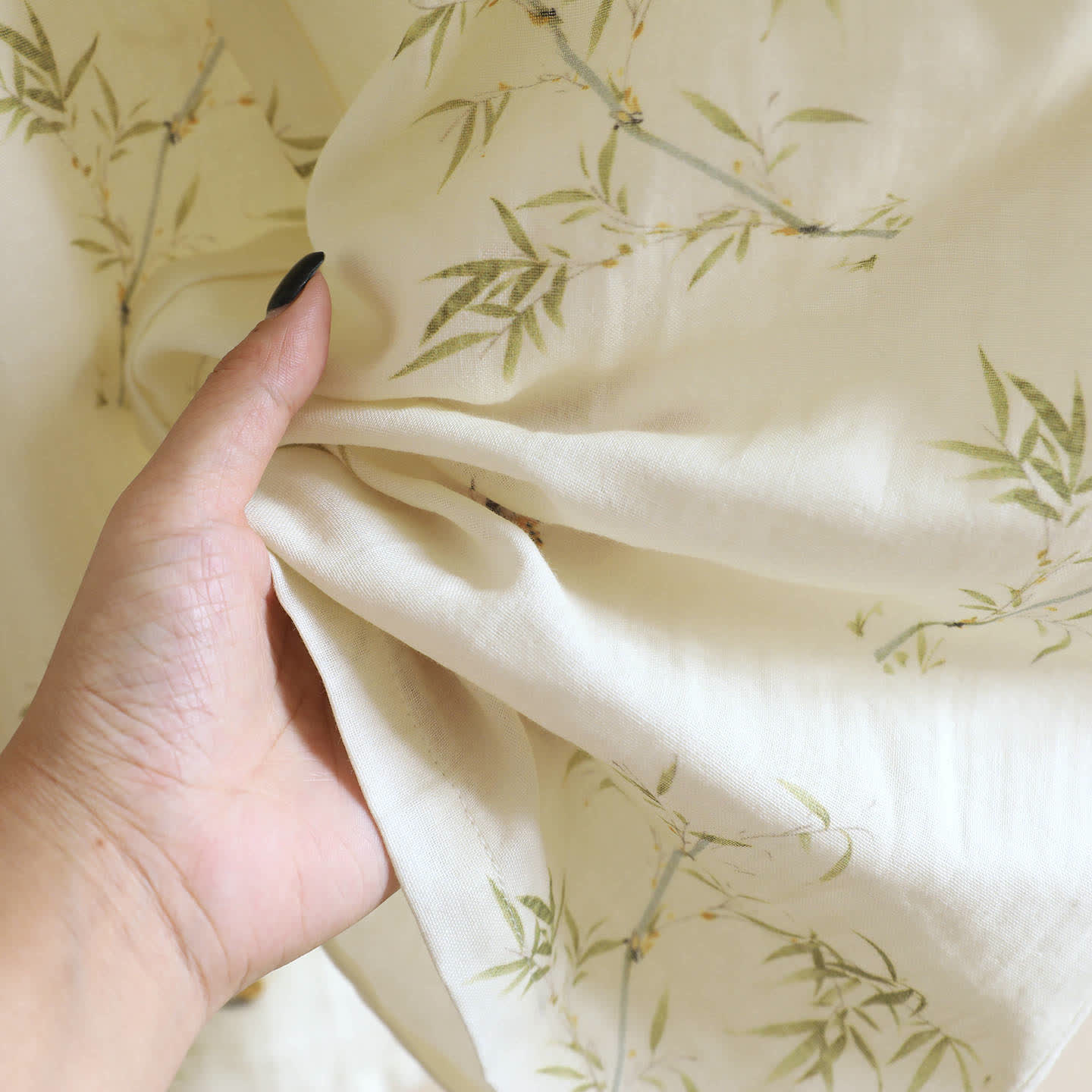 Vêtements d'intérieur d'inspiration orientale Ownkoti, confectionnés en coton de bambou et ornés d'un motif papillon. - image 12