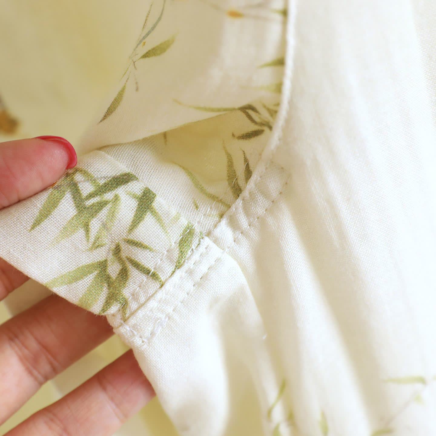 Vêtements d'intérieur d'inspiration orientale Ownkoti, confectionnés en coton de bambou et ornés d'un motif papillon. - image 7