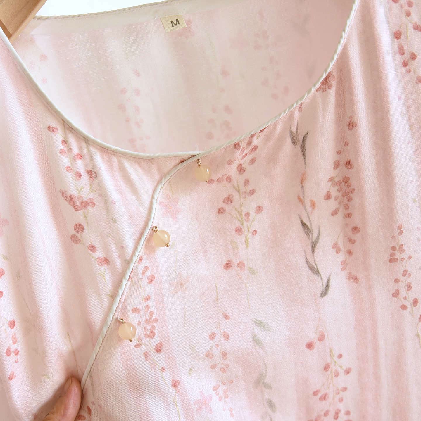 Vêtements d'intérieur à rayures d'inspiration orientale Ownkoti, en coton à motifs floraux - image 3