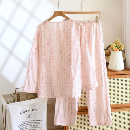 Vêtements d'intérieur à rayures d'inspiration orientale Ownkoti, en coton à motifs floraux - image 1