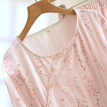 Vêtements d'intérieur à rayures d'inspiration orientale Ownkoti, en coton à motifs floraux - image 2