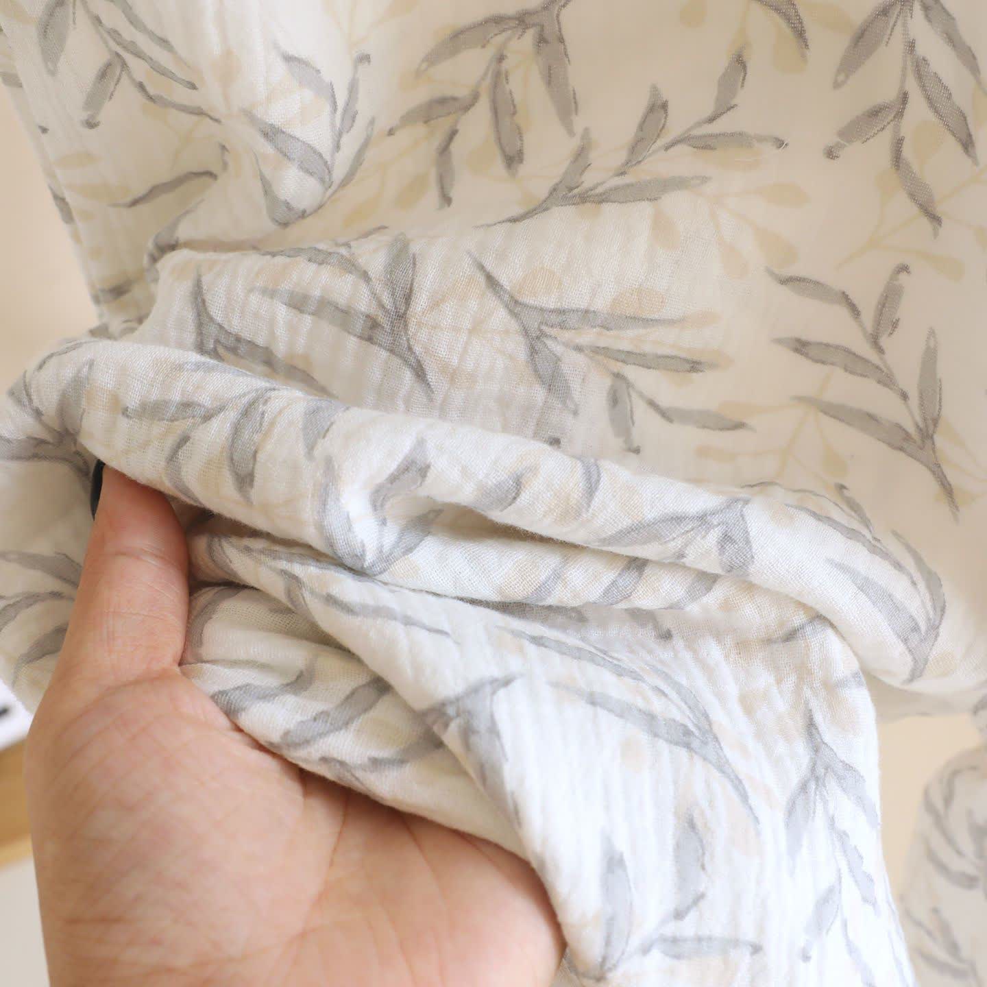 Vêtements d'intérieur Ownkoti confectionnés en coton à motifs de feuilles d'inspiration orientale. - image 16