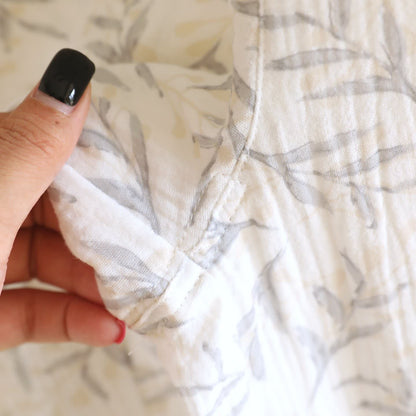 Vêtements d'intérieur Ownkoti confectionnés en coton à motifs de feuilles d'inspiration orientale. - image 15