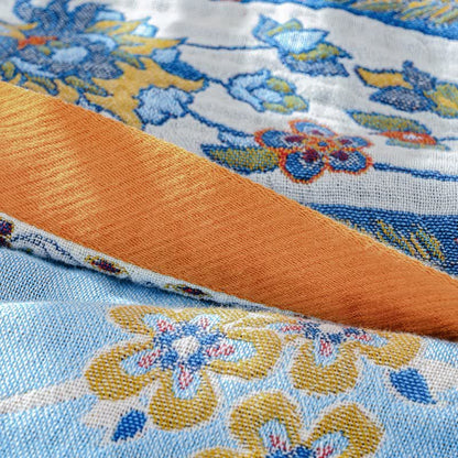 Couette en gaze de coton Ownkoti avec un motif vintage éclatant - image 3