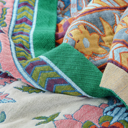 Couverture matelassée Ownkoti en gaze de pur coton à motif floral - image 4