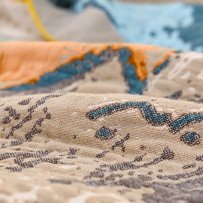 Couverture en gaze de coton de style impressionniste Ownkoti - image 5