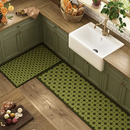 Tapis de cuisine vintage absorbant l'eau Ownkoti Diatom Mud - 60 cm x 90 cm + 60 cm x 180 cm - image 0