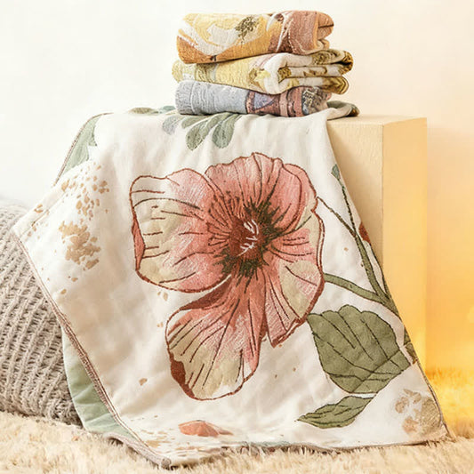 Torchon de cuisine Ownkoti élégant et absorbant en coton à motif floral - image 0