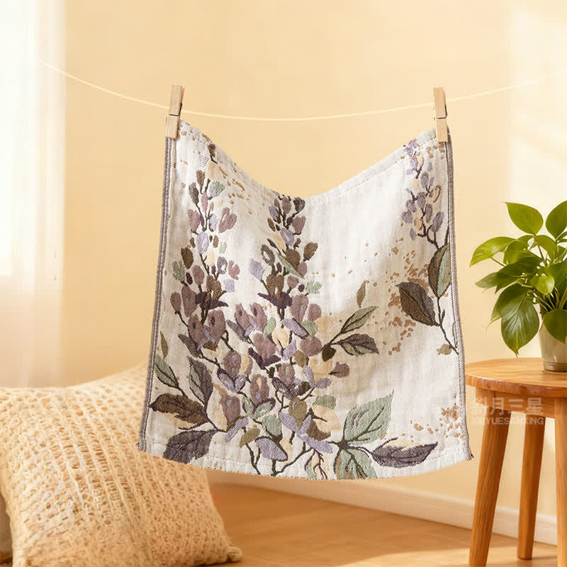 Torchon de cuisine Ownkoti élégant et absorbant en coton à motif floral - image 4