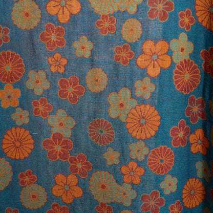Peignoir kimono vintage Ownkoti en coton à motif jacquard floral - image 6