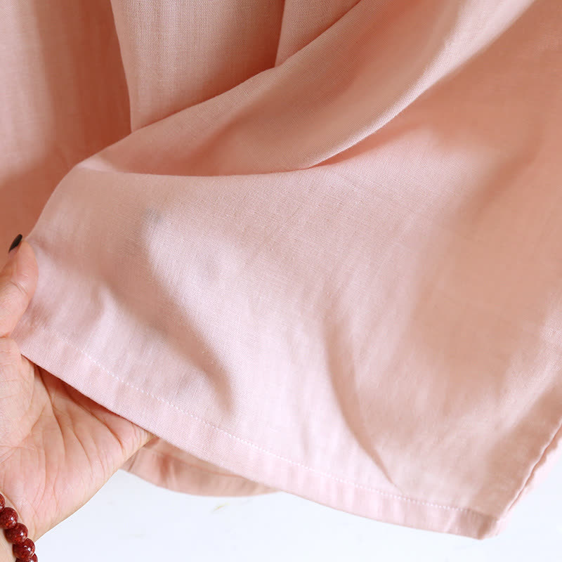 Ensemble de vêtements d'intérieur Ownkoti de style oriental avec broderies florales - image 13