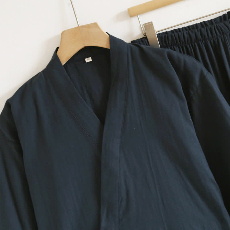 Ensemble kimono unisexe Ownkoti en coton uni - image 9