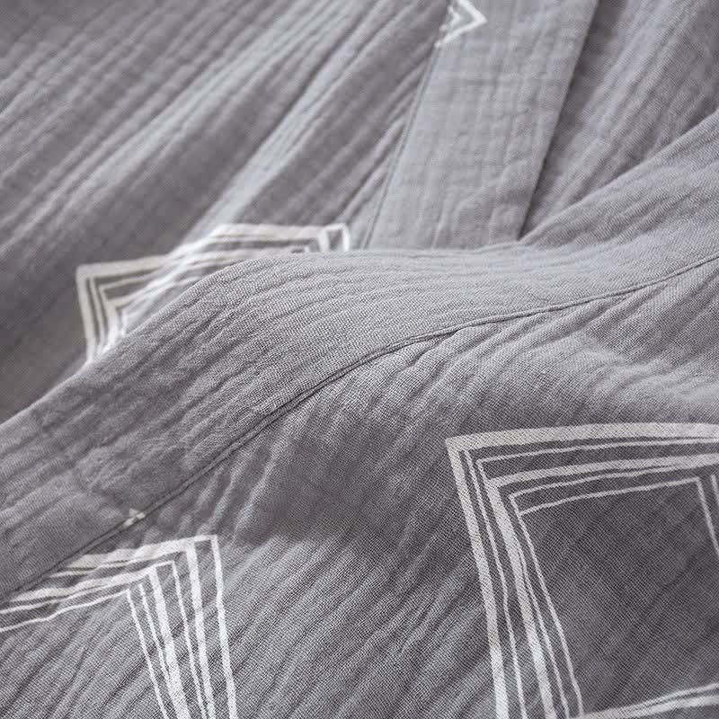 Ensemble kimono unisexe en coton à motif diamant Ownkoti - image 10