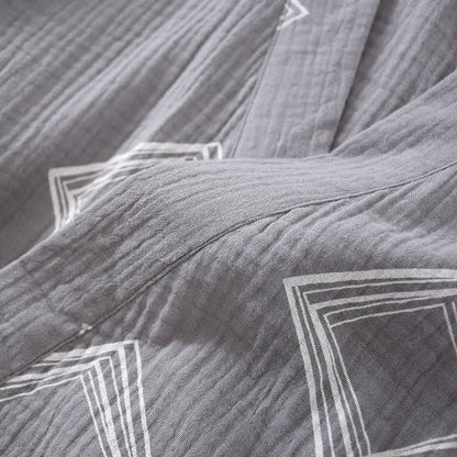 Ensemble kimono unisexe en coton à motif diamant Ownkoti - image 10