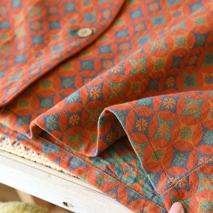 Vêtements d'intérieur Ownkoti en gaze de coton à motif géométrique rétro - image 5