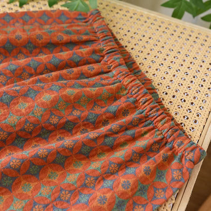 Vêtements d'intérieur Ownkoti en gaze de coton à motif géométrique rétro - image 7