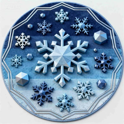 Tapis de Noël Ownkoti avec effet flocon de neige 3D - image 7
